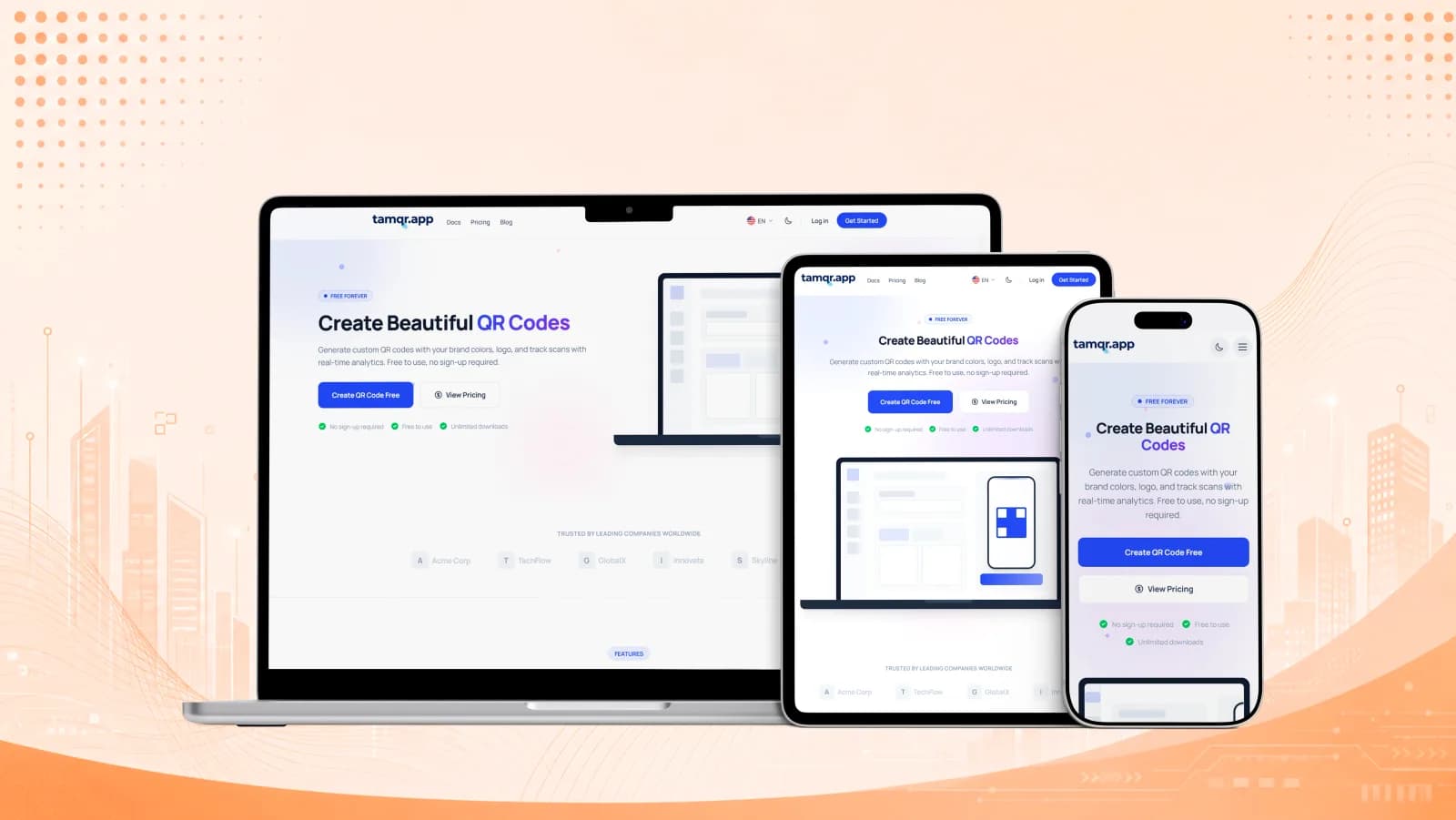 TamQR QR Code Platform